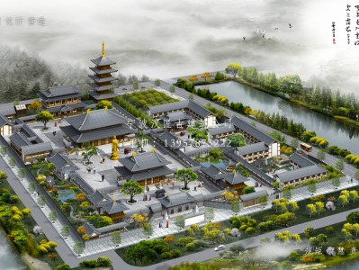 南浔寺庙建筑总体规划方案